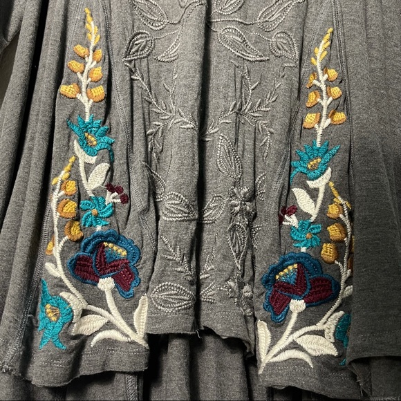 Caite Anthropology Embroided Tunic Top - Picture 3 of 7